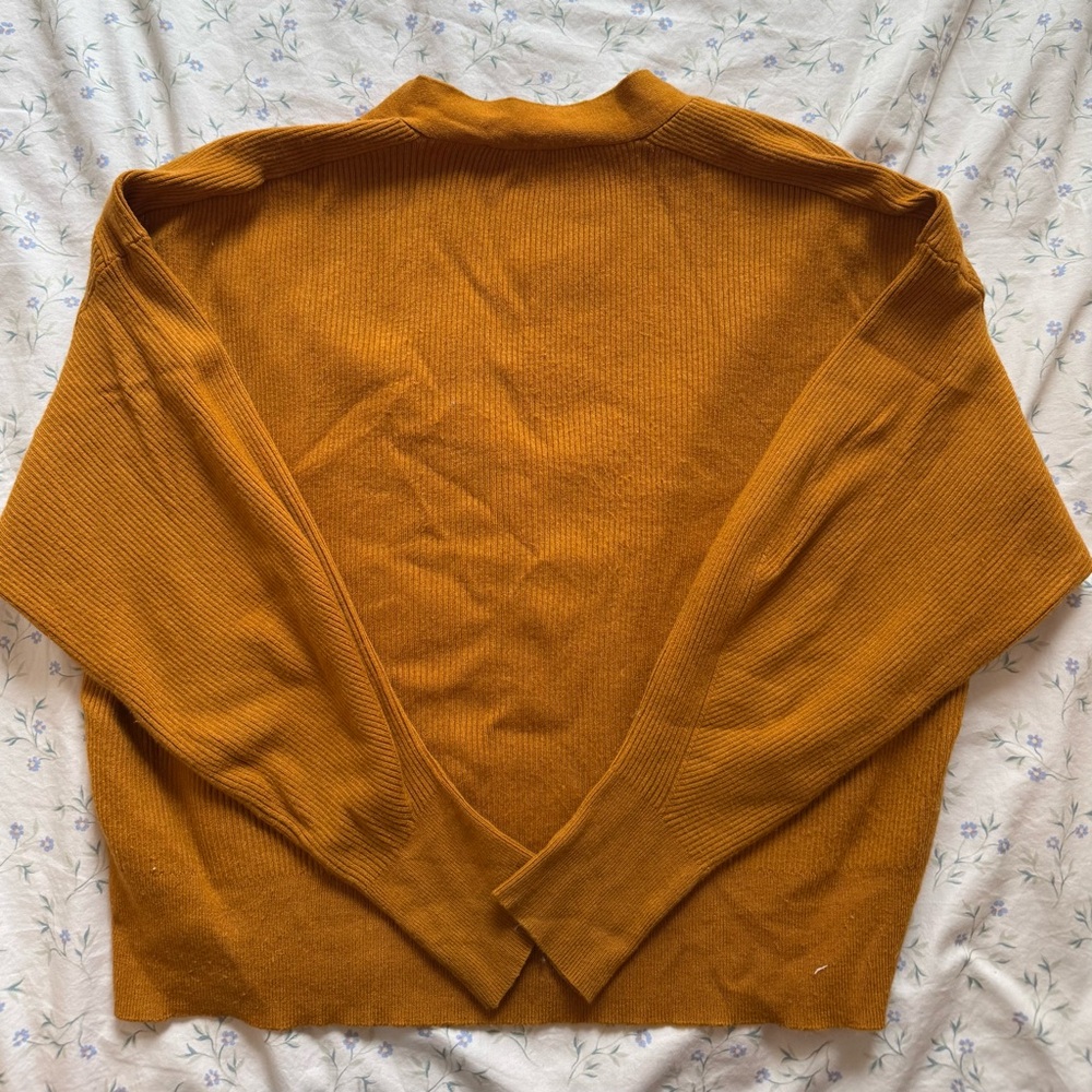 Burnt Orange Cardigan - Picture 3 of 3